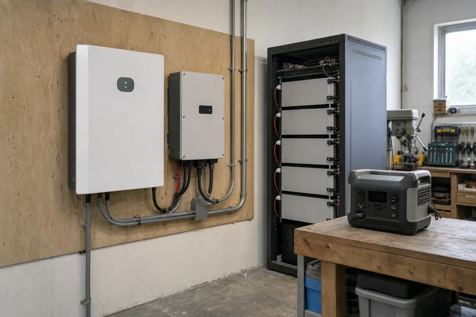 Representative home battery, inverter and portable energy product family