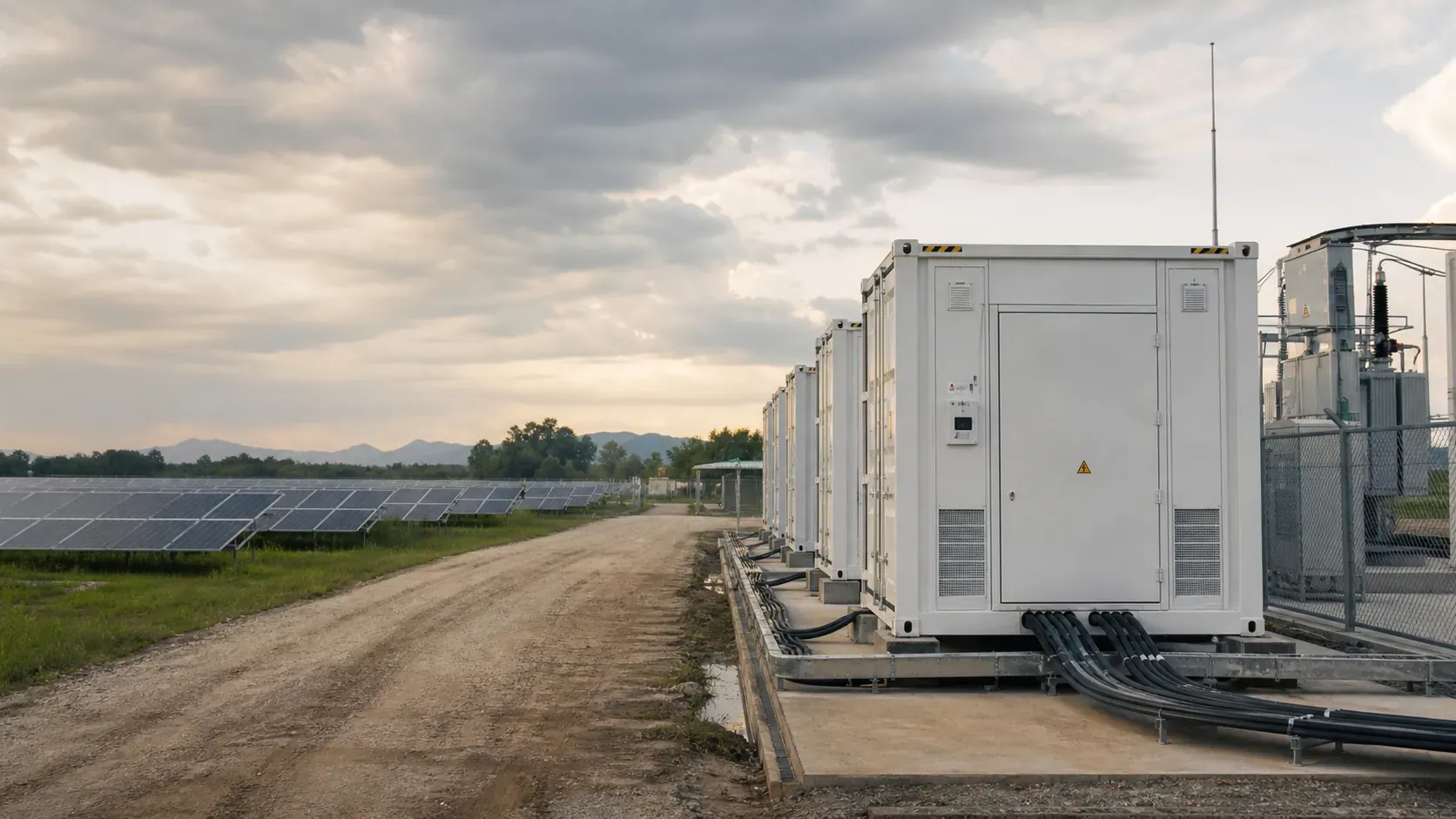 Representative utility-scale battery energy storage site