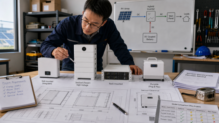 How Should DC Coupled Solar Battery Be Specified for Real Operating Conditions?