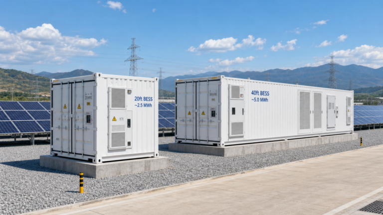 How Should Buyers Evaluate 20ft vs 40ft BESS Container?